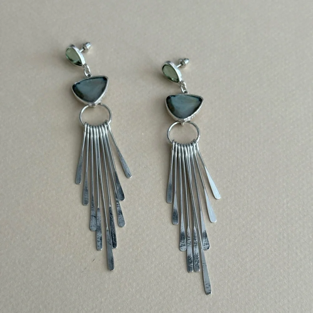 Boho Dangle Earrings S1250 - Picture 2 of 3